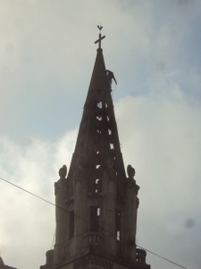 Mise en sécurité du clocher de l'église de Brancourt
