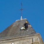 Remplacement ardoises sur clocher d’une église- Région Nord